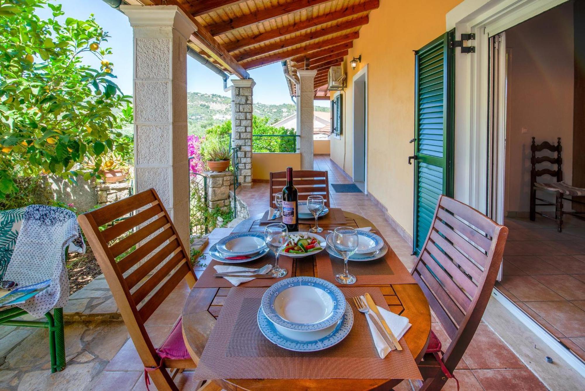 Katia Apartments Gaios Bagian luar foto